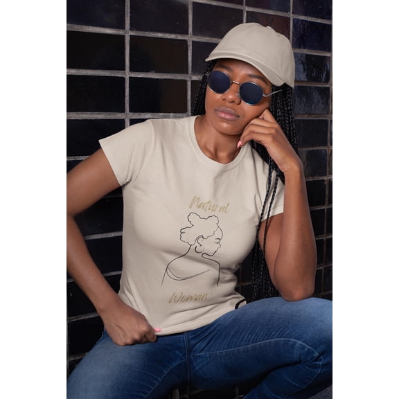 Natural Woman Twists (BL) Short Sleeve T-Shirt