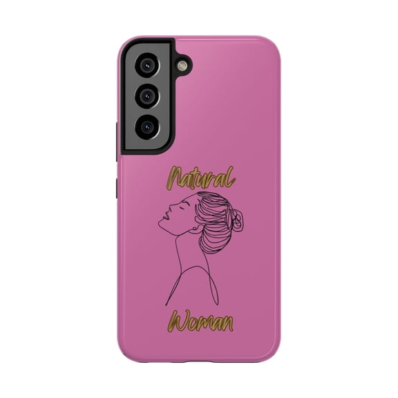 Natural Woman Wet Bun (BL) Tough Phone Cases LIGHT PINK