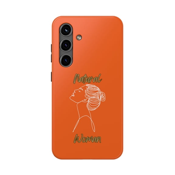 Natural Woman Wet Bun (WL) Tough Phone Cases ORANGE