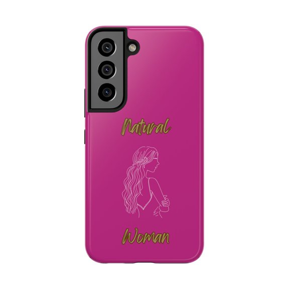 Natural Woman Young Woman (WL)Tough Phone Cases PINK