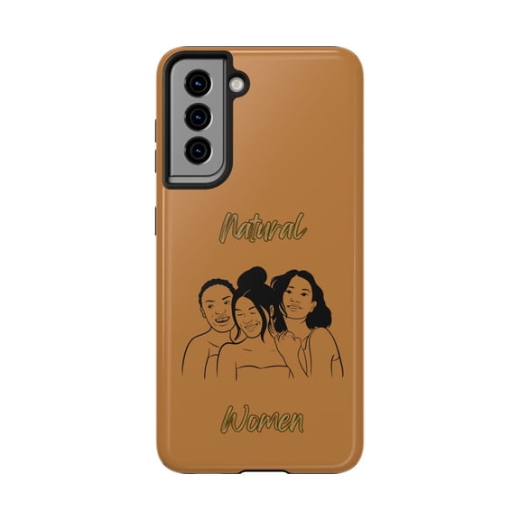 Natural Women Laughing Friends (BL)Tough Phone Cases LIGHT BROWN