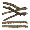 thumbnail image 1 of Natural Wood Bird Perch Stand for Parrots, Parakeets and Other Small Birds, Non - Slip and Easy to Install, 1 of 9