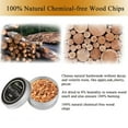 thumbnail image 1 of Natural Wood Chips for Grilling, 8 Flavors Smoking Chips for BBQ Meat, Pork, Chicken or Whiskey, Handmade Hardwood Shavings for Smoker Box or Grill, 6x6x2.2cm Cocktail Infusion Kit, 1 of 2