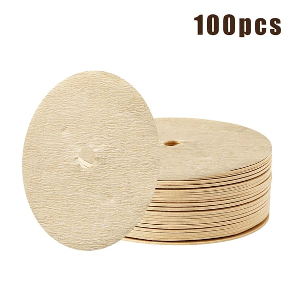 Natural Wood Fiber Coffee Filter Paper, 100pcs Unbleached Round Filters for Drip Coffee Makers, Pour Over Cones, Vietnamese Phin, and Cold Brew, Disposable Paper Filters