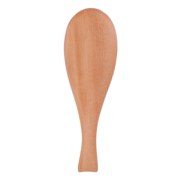 Natural Wood Fish Shaped Rice Paddle Spoon with Hanging Hole - Non-Stick Serving Utensil for Kitchen, 7.9 x 2.6 Inch wood Household Kitchen Supplies