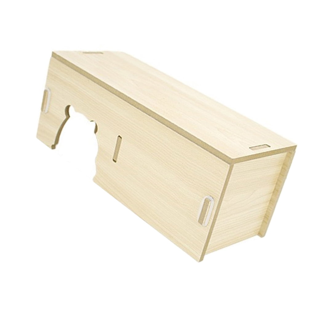 Photo inspiration: Fresh Look at Natural Wood Hamster House With Ventilated Design For Small Pet