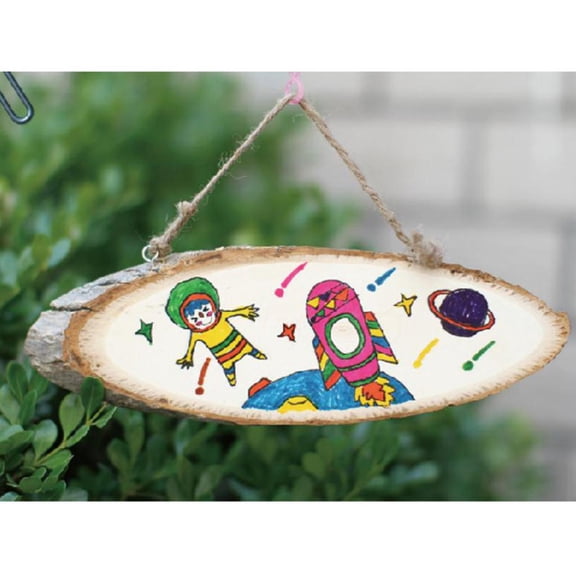 Natural Wood Log Slice Tree Slice Home Plaque RUSTIC Craft