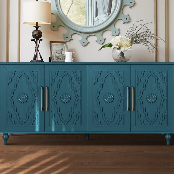 Natural Wood Look - Metal Handle for Easy Access - Kitchen and Living - Organize Your Things