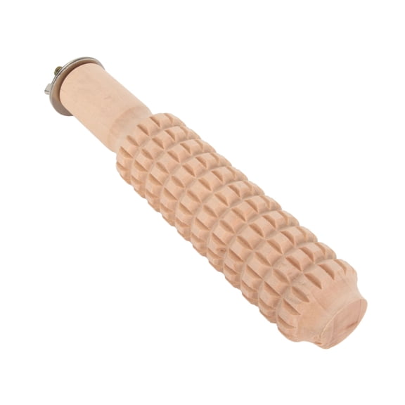 Natural Wood Parrot Perch Stand - Premium Exercise Claws Grinding Toy, Secure Hanging Bird Cage Perch Accessories for Parakeets, Cockatiels, Conures, Macaws and Finches (19.0 in / 48.3 cm)