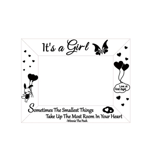 Natural Wood Photo Frames for Tabletop Display Photo Frame Rectangle Butterfly 218x168mm Inner Diameter: 142x90mm