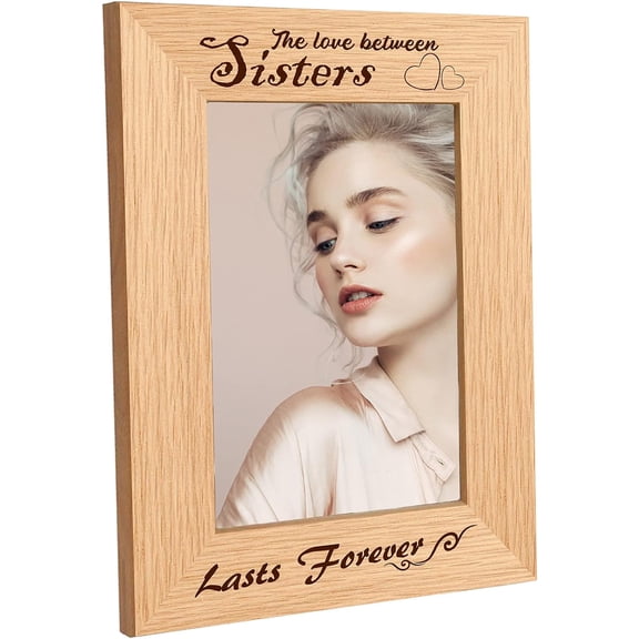 Natural Wood Photo Frames for Tabletop Display Photo Frame Rectangle with Word Word 200x150mm diy