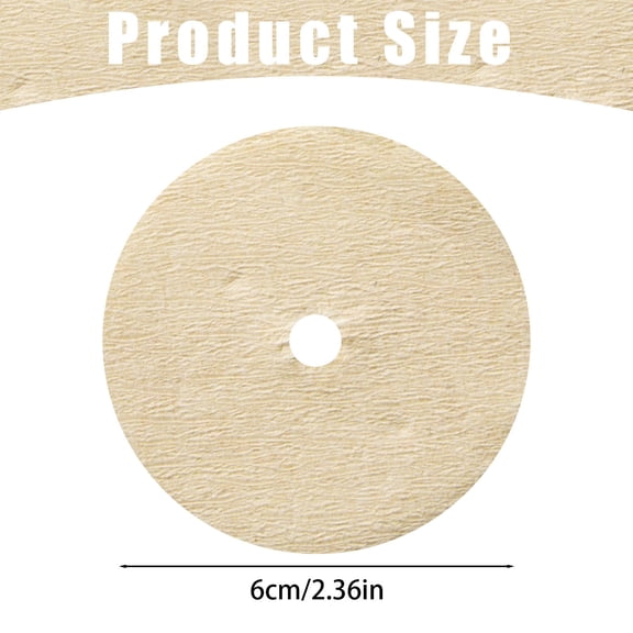 Natural Wood Pulp Coffee Filter Paper - 100pcs Disposable Round Filters for Pour Over and Drip Coffee Makers - Brown