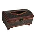 thumbnail image 1 of Natural Wood Rectangle Tissue Napkin Holder Organizer Home A, 1 of 8