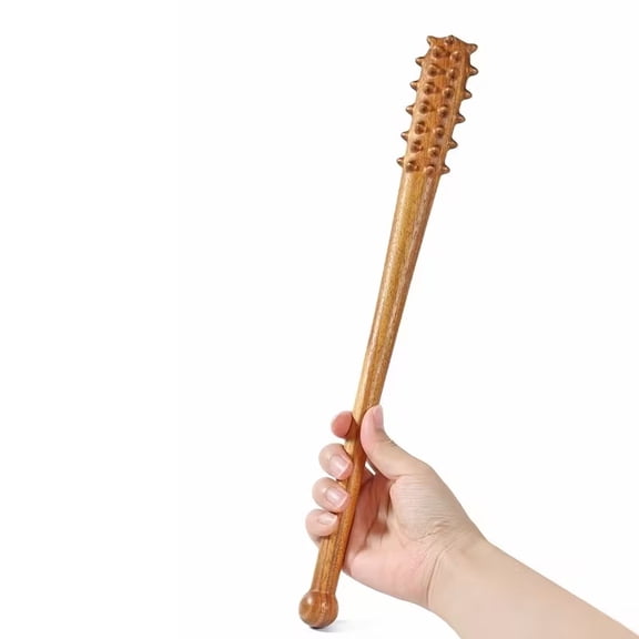 Natural Wood Sea Cucumber Shaped Full Body Massager - Eco-Friendly Handcrafted Massage Tool for Ultimate Relaxation