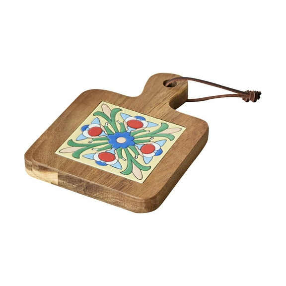 Natural Wood Tiles Pot Mat,Anti-Scalding Plate Mat Drink Coasters for Hot Tea Pots and Pans Pad Holders,Kitchen Counter Accessories,B