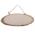 thumbnail image 1 of Natural Wood Trunk Oval Large Tree Bark Slice Wedding Tray Slices Rustic Decorative Hangers DIY Art, 1 of 6