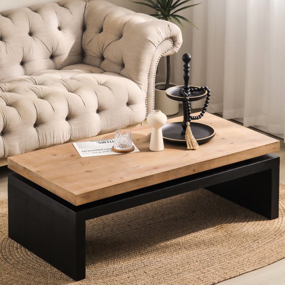 Natural Wood Wash Table / Enhance Bedroom Decor / Wear-Resistant Design