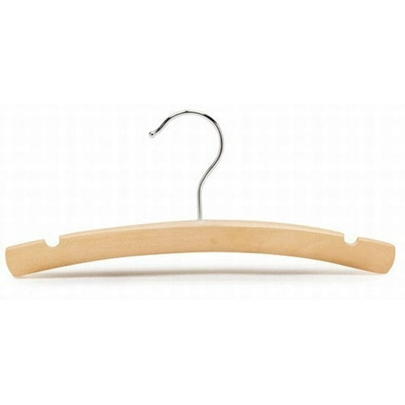 Natural Wooden Baby Hanger 10"