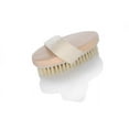 thumbnail image 1 of Natural Wooden Body Brush with Boar Bristles - Exfoliating Bath & Shower Brush for Dry/Sensitive Skin (12x6.5cm), 1 of 1