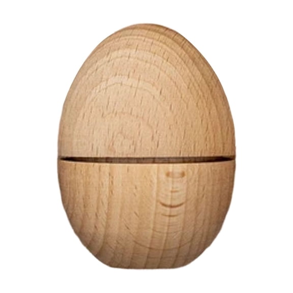 Natural Wooden Easter Eggs - Hand Polished Unfinished Craft - DIY Painting Fake Food Prop - Party Favors Supplies Decorations Ornaments Arts Crafts Gifts Toys Prizes Fillers Stuffers