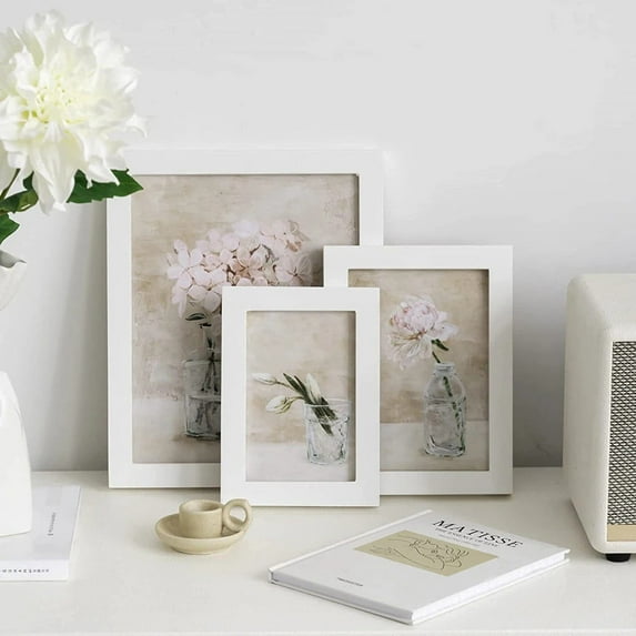 Natural Wooden Picture Frames Classic Photo Frame For Wall Hanging With Plexiglass 9X13 10X15 13X18cm Pictures Frame Photo Decor
