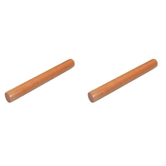 Natural Wooden Rolling Pin for Baking | Wood Round Design Non-Stick Rolling Pin | Essential Kitchen Dough Roller for Fondant, Pizza, Pie, Cookie and Pastry,Dumpling (15.74 Inches)
