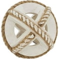 thumbnail image 1 of Natural Wooden Rope Decorative Orb, 1 of 3