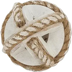 Natural Wooden Rope Decorative Orb