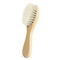 thumbnail image 1 of Natural Wooden teen Hair Brush with Soft Goat Bristles for Newborn teens, Gentle Infant Grooming Brush for Cradle Cap Prevention And Scalp Care, Wooden Comb, 1 of 4