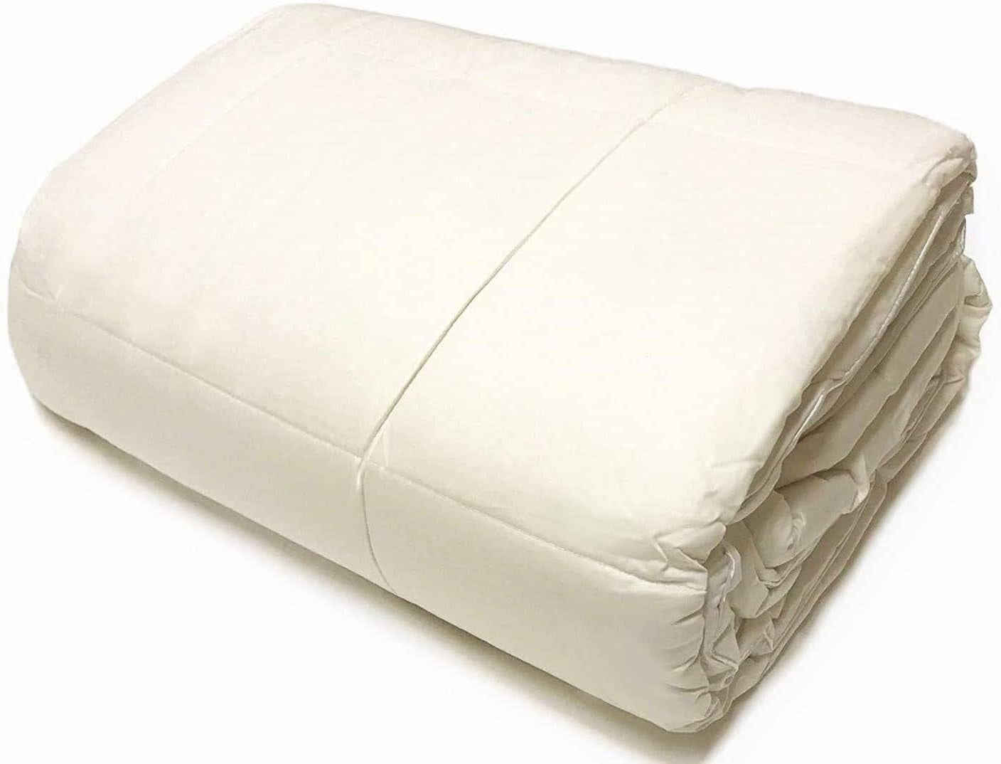 Natural Wool Filled Comforter ( Size, Heavy Fill), With Organic Cotton