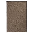 thumbnail image 1 of Natural Wool Houndstooth - Caramel  HD34 Braided Rug, 1 of 2