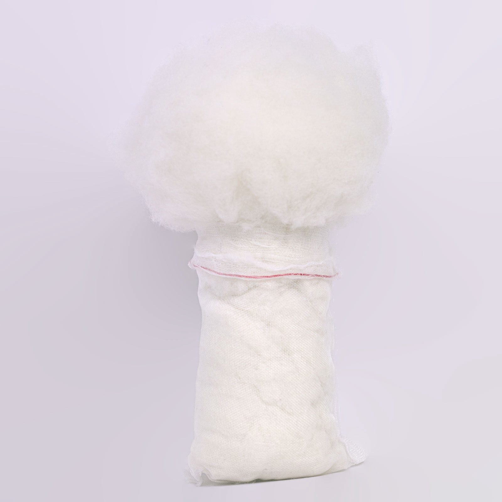 Natural Wool Stuffing for Stuffed Animals - 100% Organic Wool Batting Filler for Pillows, Cushions, Felting, Needlework Ultra Soft & Hypoallergenic Safe for Baby Toys Natural White Stuffing (12oz)