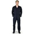 thumbnail image 1 of Natural Workwear Adult Big & Tall Long Sleeve Coverall Navy SmallTall - Runs 1 Size Small, 1 of 3