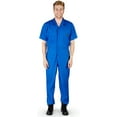 thumbnail image 1 of Natural Workwear - Mens Short Sleeve Basic Blended Work Coverall - Includes Big & Tall Sizes - 7 Colors - Look professional and feel confident in any situation - 30 Day Guarantee - FREE SHIPPING, 1 of 3