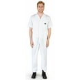 thumbnail image 1 of Natural Workwear Adult Mens Unisex Short Sleeve Coverall White 4X - Runs 1 Size Small, 1 of 3