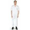 thumbnail image 1 of Natural Workwear Adult Mens Unisex Short Sleeve Coverall White M - Runs 1 Size Small, 1 of 3