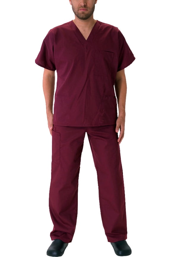 Mens Authentic EDS Unisex Medical Uniform Cargo Scrub Set