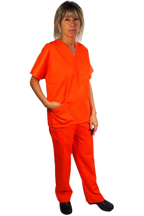 Womens Authentic EDS Unisex Medical Uniform Cargo Scrub Set