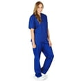 thumbnail image 1 of Natural Workwear Womens Authentic EDS Unisex Medical Uniform Cargo Scrub Set, 1 of 13