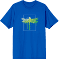 thumbnail image 1 of Natural World Paint Splatter Dragonfly Crew Neck Short Sleeve Adult T-shirt
-Small-Orange, 1 of 3