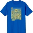 thumbnail image 1 of Natural World Sunflower Frame Men's Blue Crew Neck Short Sleeve Tee-XXL, 1 of 1