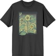 thumbnail image 1 of Natural World Sunflower Frame Men's Charcoal Crew Neck Short Sleeve Tee-3XL, 1 of 6