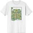 thumbnail image 1 of Natural World Sunflower Frame Men's White Crew Neck Short Sleeve Tee-Medium, 1 of 6