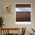 thumbnail image 1 of Natural Woven Top Down Bottom Up Cordless Bamboo Roman Shades for Windows, 50 in. W x 48 in. L, Jacobean, 1 of 5