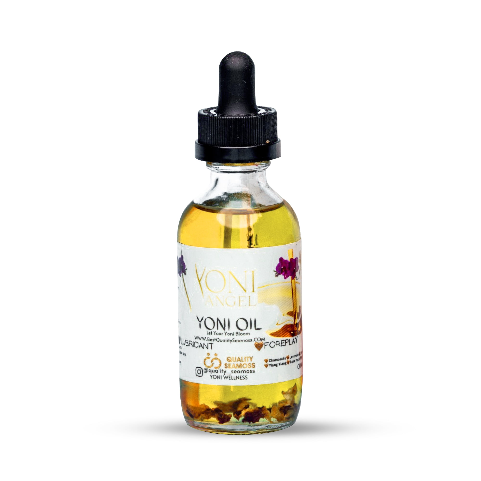 Natural Yoni Oil For Women. Feminine Oil, Eliminates Odor, Restores PH Balance, Heals and soothes, 100% Organic, Herbal Yoni Blend Made with Tea Tree, Mint, Lemongrass, Jasmine & Chamomile Oils,1 oz