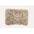 thumbnail image 1 of Natural New Zealand Sheepskin Single Rectangular Rug | Taupe | 2'x3', 1 of 5