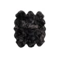 thumbnail image 1 of Natural New Zealand Sheepskin Sexto Rug | Black | 5.5'x5.5', 1 of 4