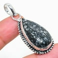 thumbnail image 1 of Natural Zebra Jasper Gemstone Handmade 925 Sterling Silver Pendant 2.01", 1 of 1