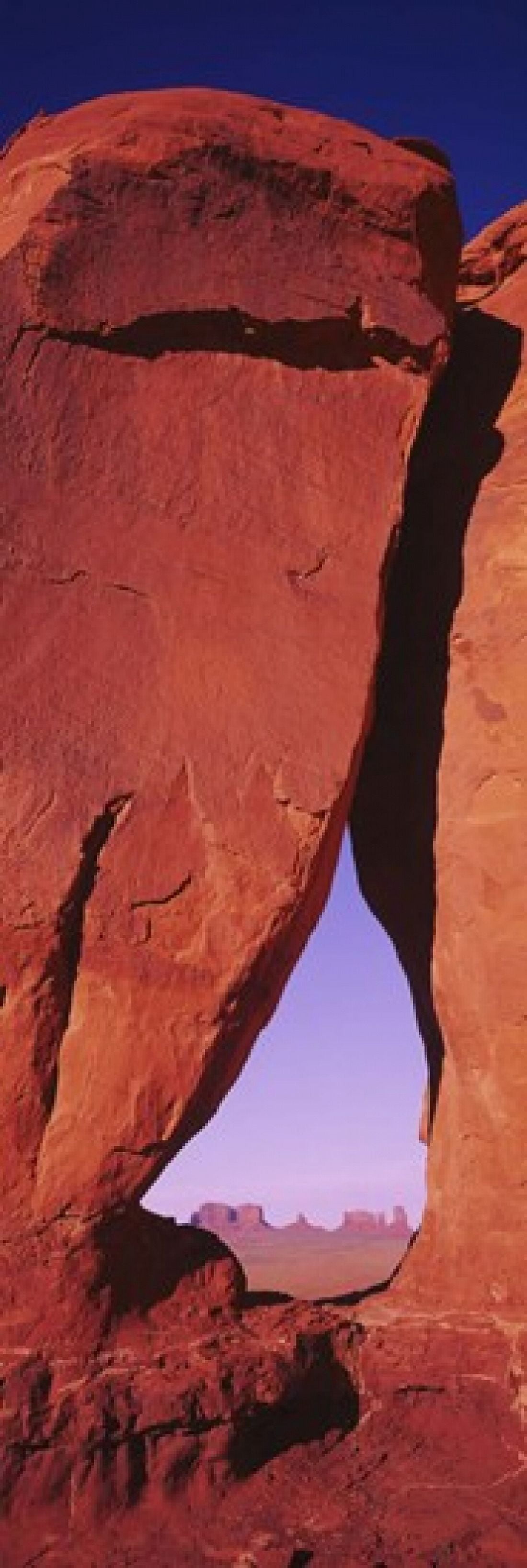 Natural arch at a desert Teardrop Arch Monument Valley Tribal Park Monument Valley Utah USA Canvas Art - Panoramic Images (18 x 6)