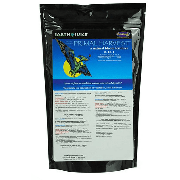 Natural bud & bloom fertilizer Earth Juice Primal Harvest 0-8-0 5lb